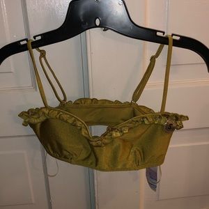 ‘Antique Gold’ Size S Forever 21 Bathing Suit Top